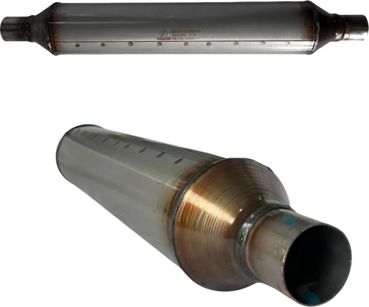 Resonador Redondo 600Mmx101.6Mm Acero Inox 409L 3.5Kg