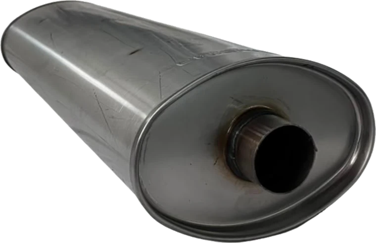 Silenciador Ovalado 143X213Mm-Intø2 L600Mm